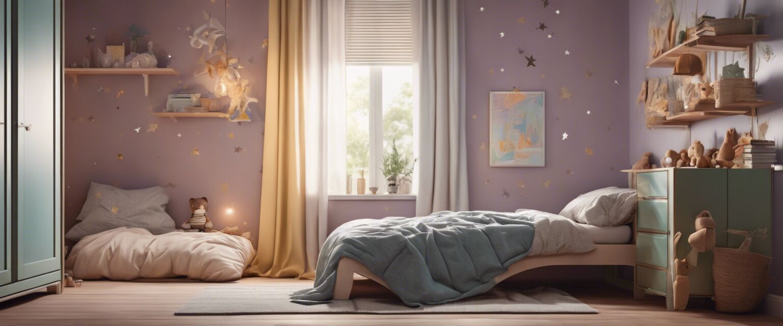 A peaceful child's bedroom