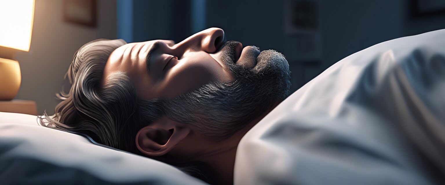 Obstructive Sleep Apnea Illustration